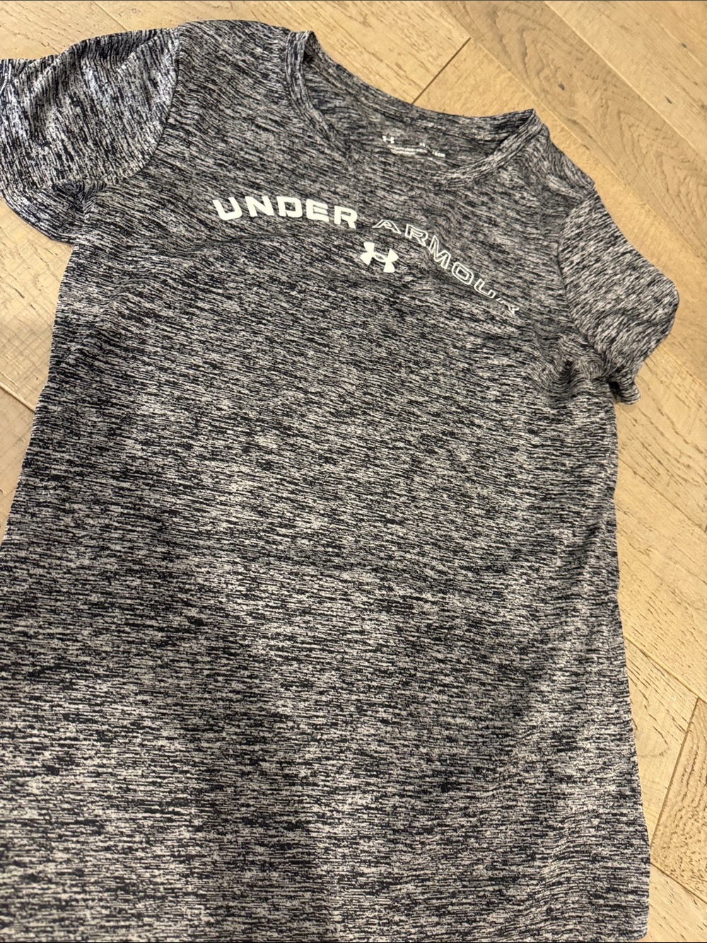 Under Armour gray Heathered HeatGear Tee